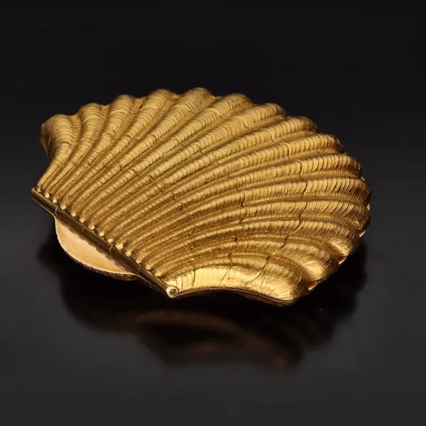 9ct Gold Asprey Compact