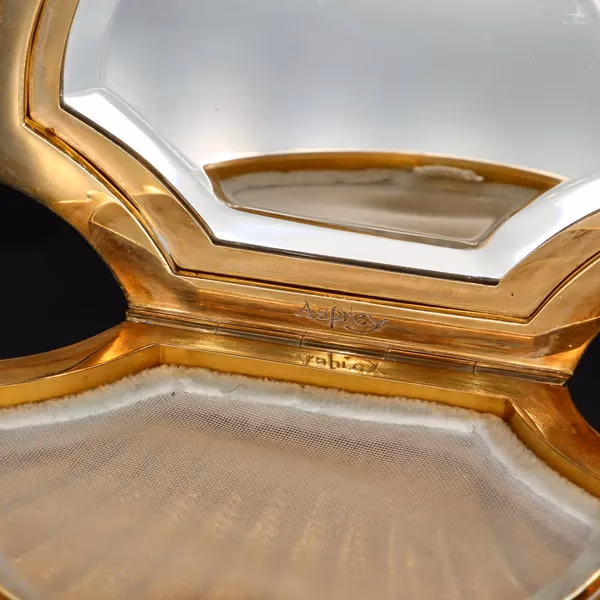 9ct Gold Asprey Compact