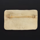 Large Silver and Enamel Four Seasons Spring Brooch