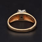 14ct Gold Heart Shaped Diamond Ring