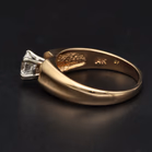 14ct Gold Heart Shaped Diamond Ring