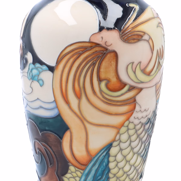 Limited Edition Moorcroft Mermaid Vase