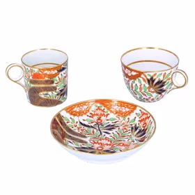 Early 19th Century Chamberlain Worcester Trio