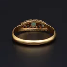 Edwardian 18ct Gold Opal Diamond Ring