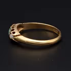 Edwardian 18ct Gold Opal Diamond Ring