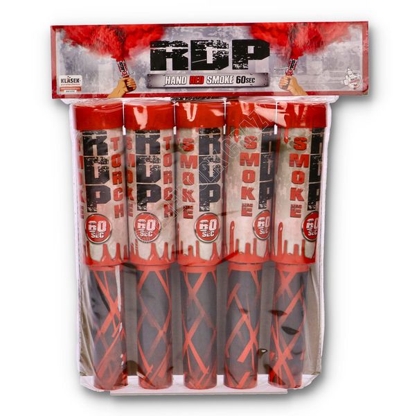 RDP Red Smoke Torches (5 pack) - By Klasek