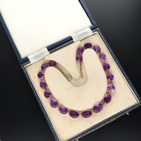 Amethyst Rivière Necklace
