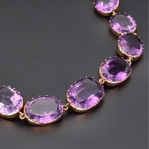 Amethyst Rivière Necklace