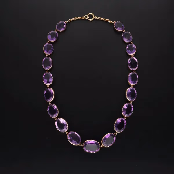 Amethyst Rivière Necklace