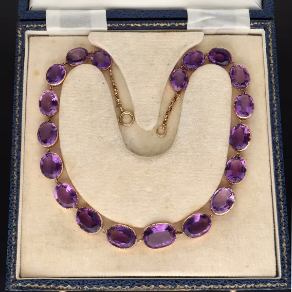 Amethyst Rivière Necklace