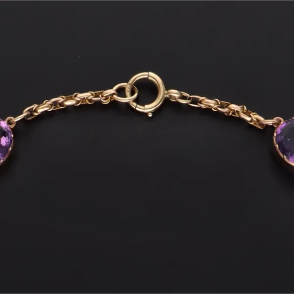 Amethyst Rivière Necklace