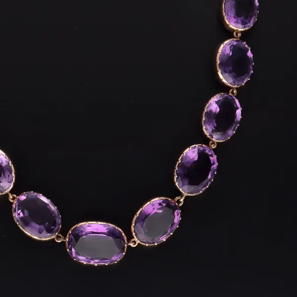 Amethyst Rivière Necklace