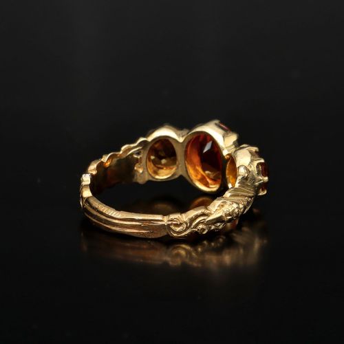 9ct Gold Citrine Ring image-4