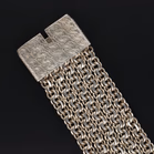 Silver Linked Wide Bracelet