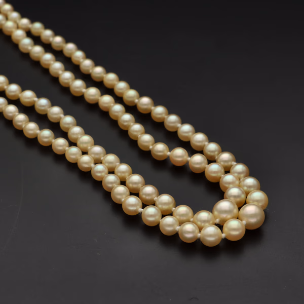Vintage Double Strand Cultured Pearls