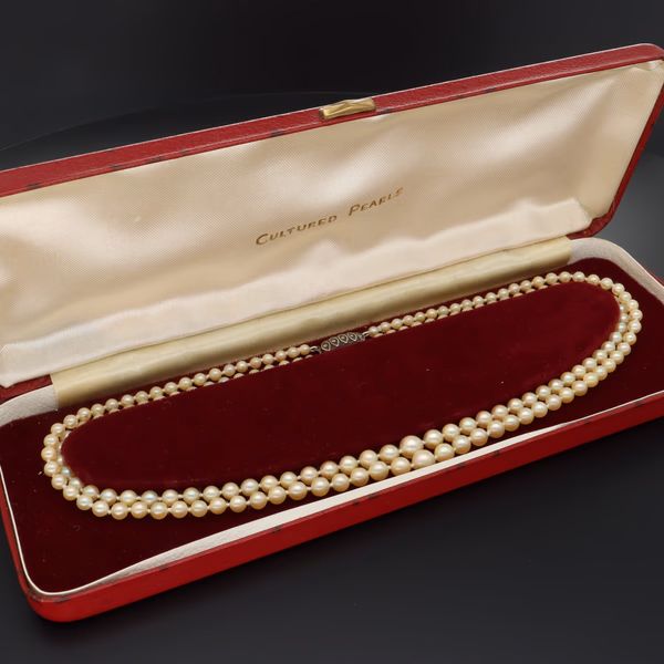 Vintage Double Strand Cultured Pearls