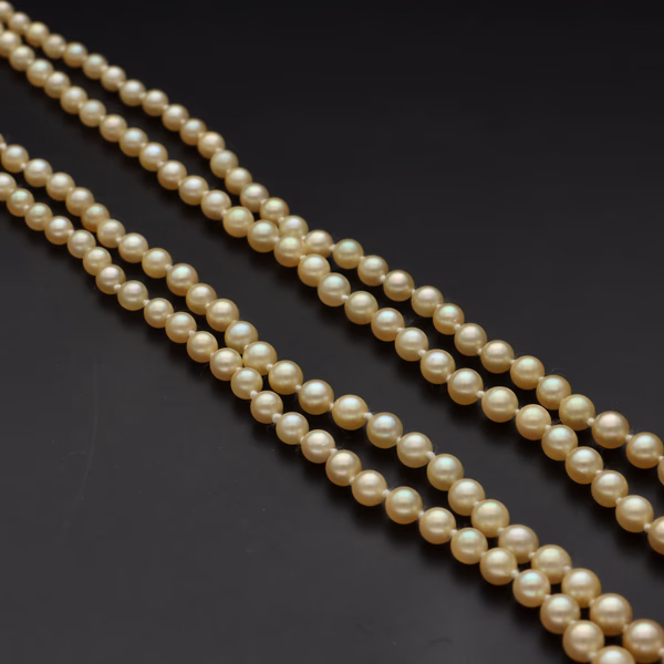 Vintage Double Strand Cultured Pearls