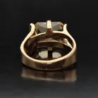 Heavy 9ct Gold Vintage Citrine Ring