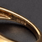 9ct Yellow Gold Diamond Cluster Ring