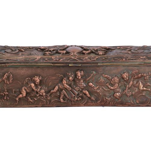 19th Century Bronzed Treasure Box image-3