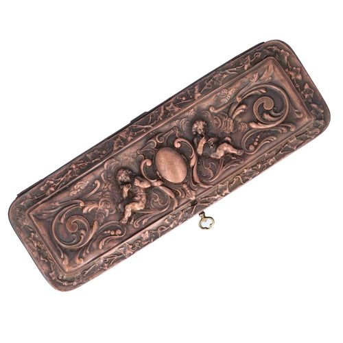 19th Century Bronzed Treasure Box image-2