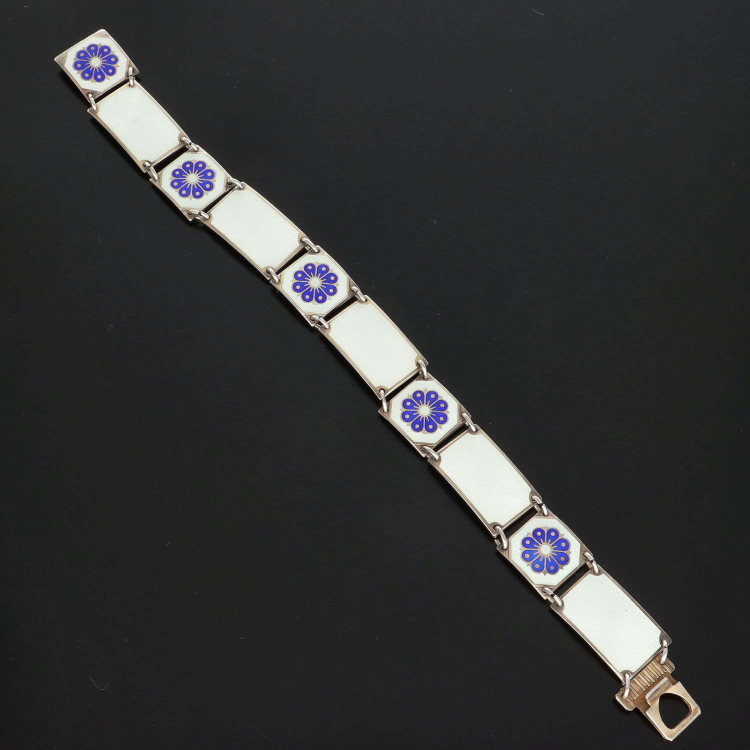 Silver deals enamel bracelet