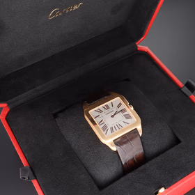 18ct Yellow Gold Manual Wind Cartier Santos Dumont