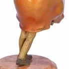 Art Deco Cold Painted Bronze of a Girl with a Cloak by Chiparus