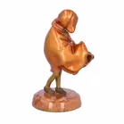 Art Deco Cold Painted Bronze of a Girl with a Cloak by Chiparus