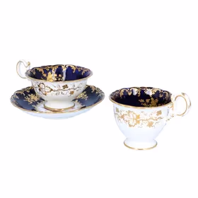 19th Century Cecil Jones Coalport Trio