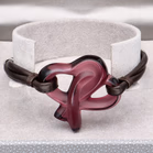 Lalique Purple Bangle