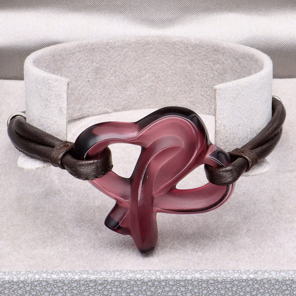 Lalique Purple Bangle