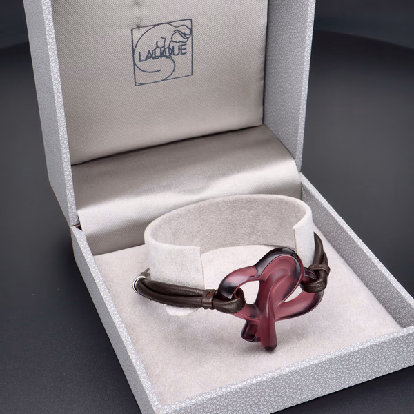 Lalique Purple Bangle