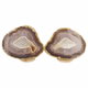 Agaat geode paar nr 6 - 360° presentation