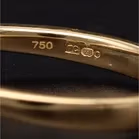 18ct Gold Diamond and Sapphire Ring