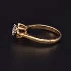 18ct Yellow Gold Diamond Solitaire Ring