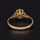 18ct Yellow Gold Diamond Solitaire Ring