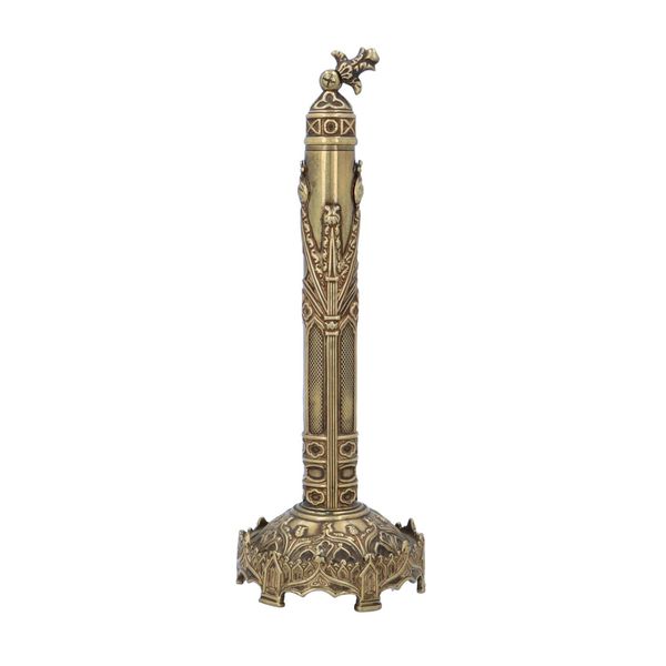 19th Century Gothic Brass Scroll Holder