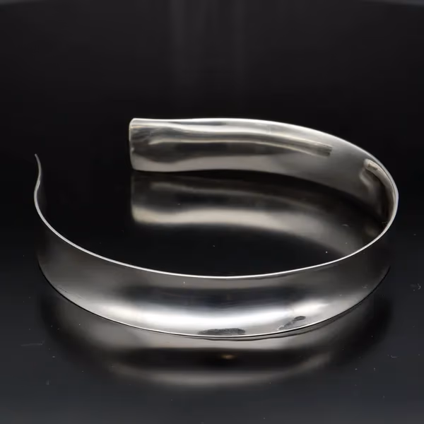 Rare Vintage Georg Jensen Silver Neck Torc