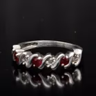 Gold Ruby Diamond Ring