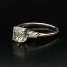 Art Deco Platinum Old Cut Diamond Ring