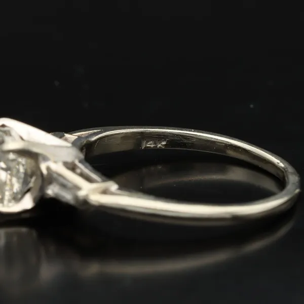 Art Deco Platinum Old Cut Diamond Ring