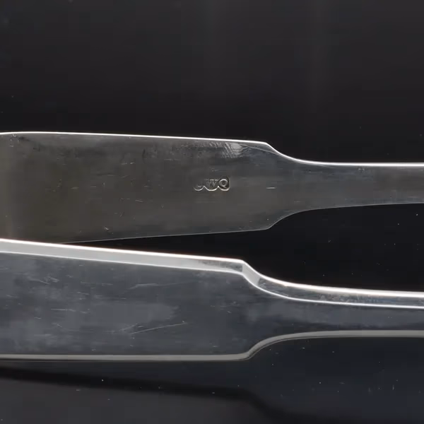 Pair of Silver William IV Sugar Tongs