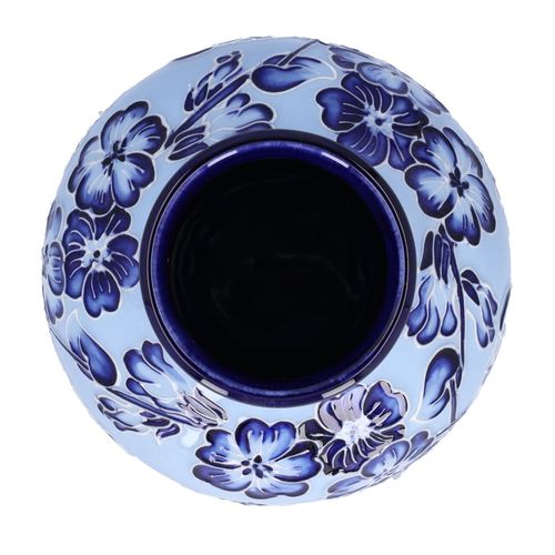 Moorcroft Blue on Blue Vase image-5