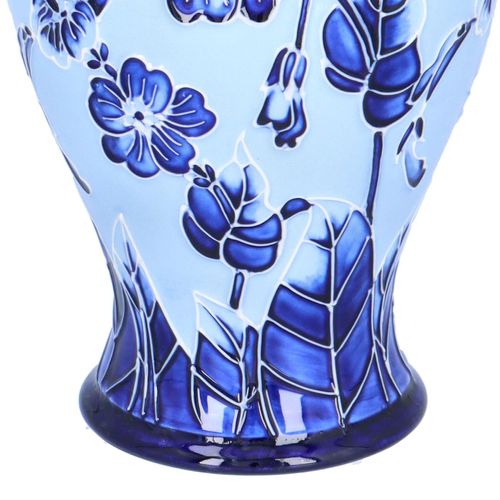 Moorcroft Blue on Blue Vase image-3