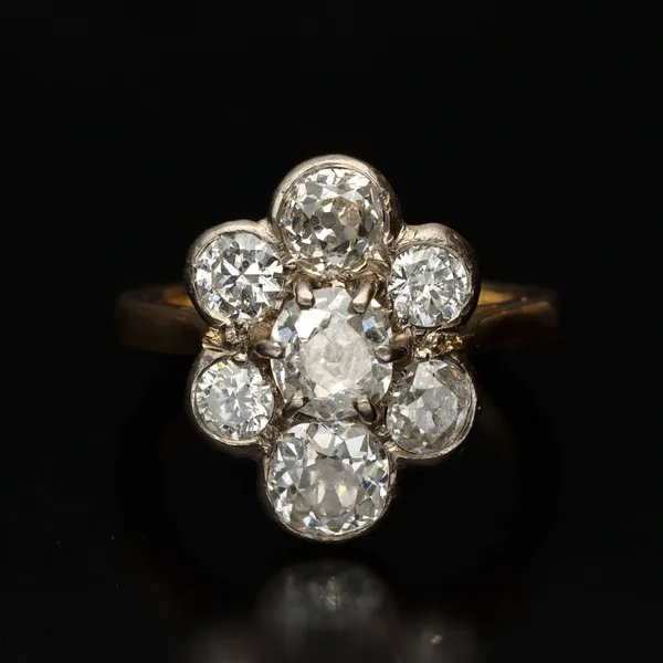 1920s 18ct Gold Diamond Ring