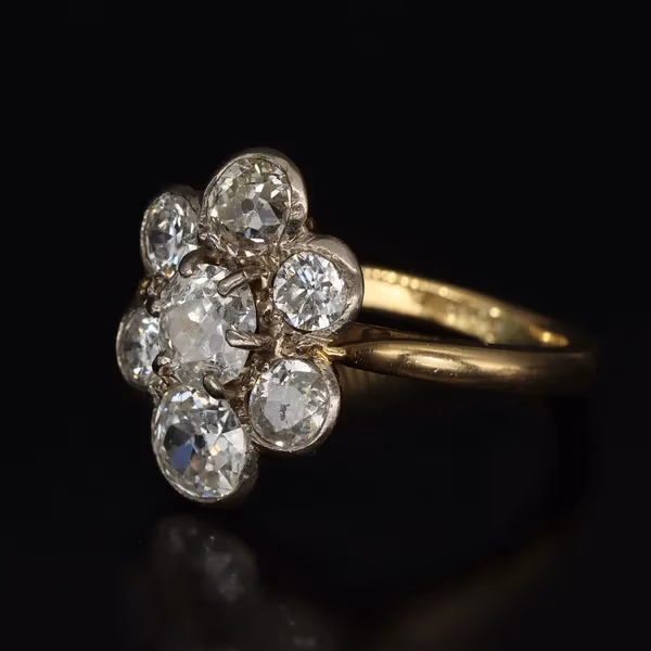 1920s 18ct Gold Diamond Ring