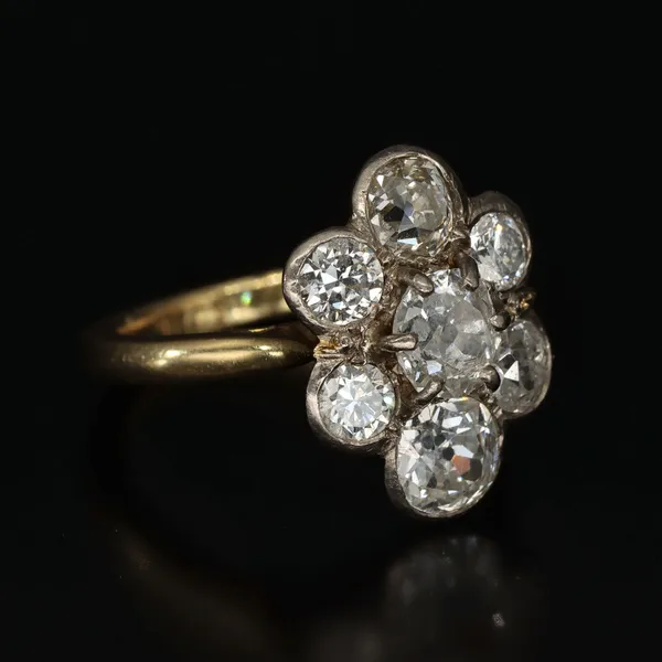 1920s 18ct Gold Diamond Ring