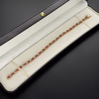 9ct Gold Ruby and Diamond Bracelet