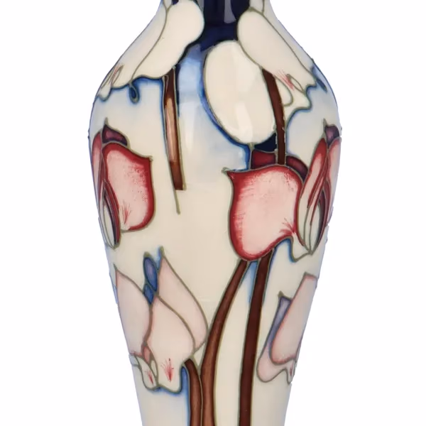 Moorcroft ‘Cyclamen’ Vases by Emma Bossons